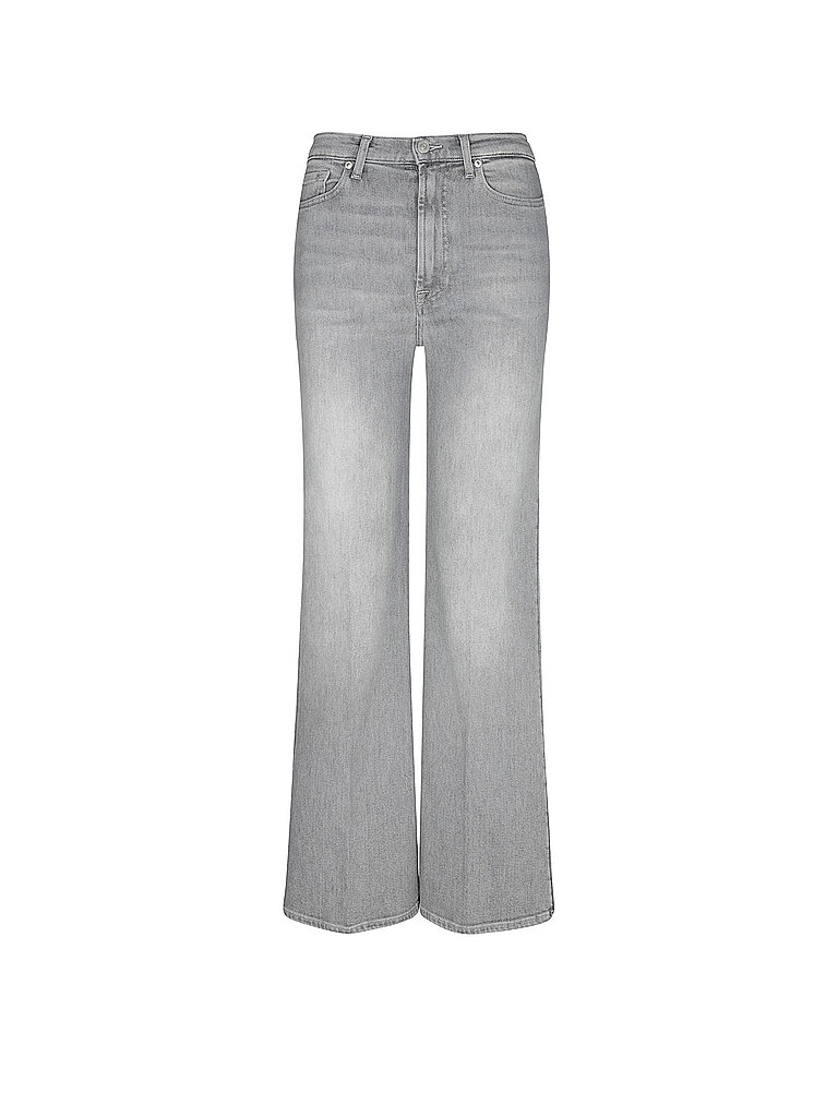 Jeans a vita alta a gamba larga JO PANALU grigio chiaro 31