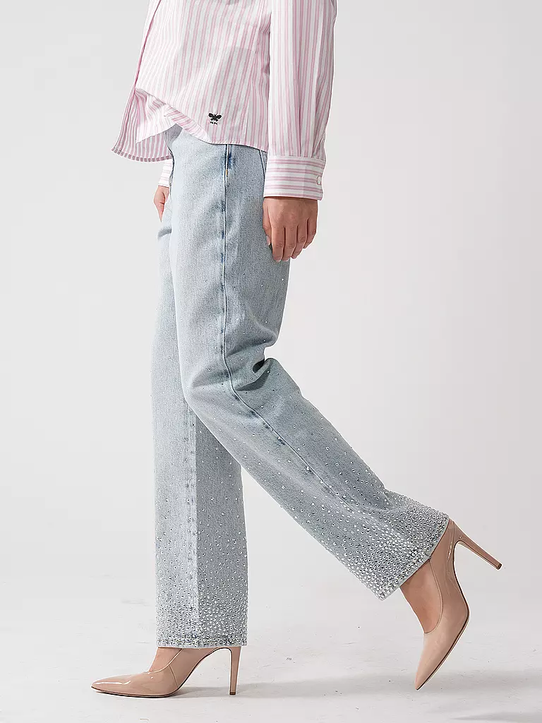 7 FOR ALL MANKIND | Jeans a gamba larga LOGAN STOVEPIPE JUICY | Blu chiaro