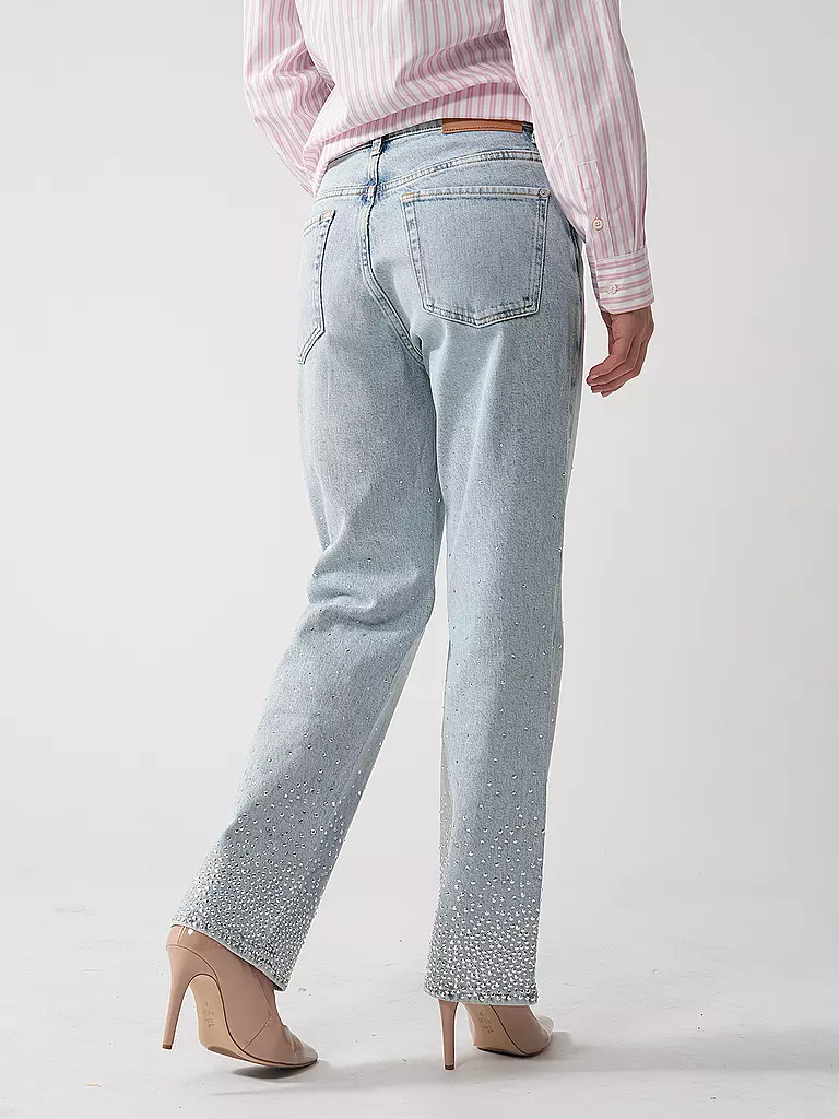 7 FOR ALL MANKIND | Jeans a gamba larga LOGAN STOVEPIPE JUICY | Blu chiaro