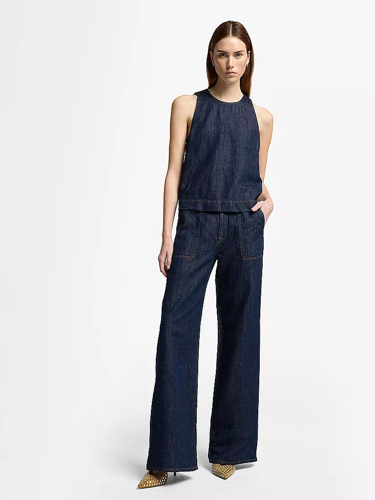 7 FOR ALL MANKIND | Jeans a gamba larga LOTTA | Blu scuro