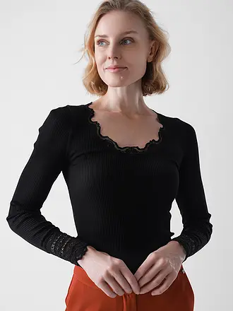 ROSEMUNDE | Langarmshirt | schwarz