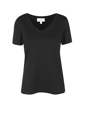S.OLIVER | T-shirt | schwarz
