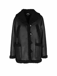 A.P.C. | Cappotto corto CLARA effetto pelle | Nero