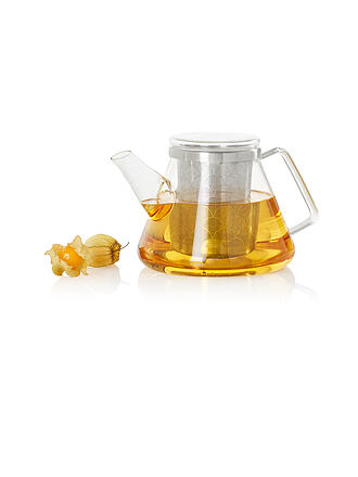 AD HOC | Teiera Fusion 1L vetro/acciaio inox
