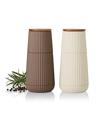 AD HOC | Set macina sale e pepe SCAPE 12cm Dark & Light Beige