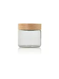 AD HOC | Barattolo per alimenti 500ml PURE JAR Vetro/Grigio/Acacia | Grigio chiaro