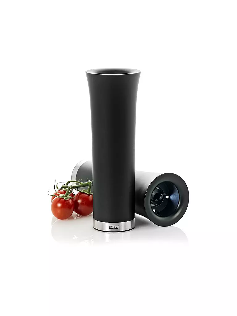 AD HOC | Macina sale/pepe elettrico 19 cm nero | Nero