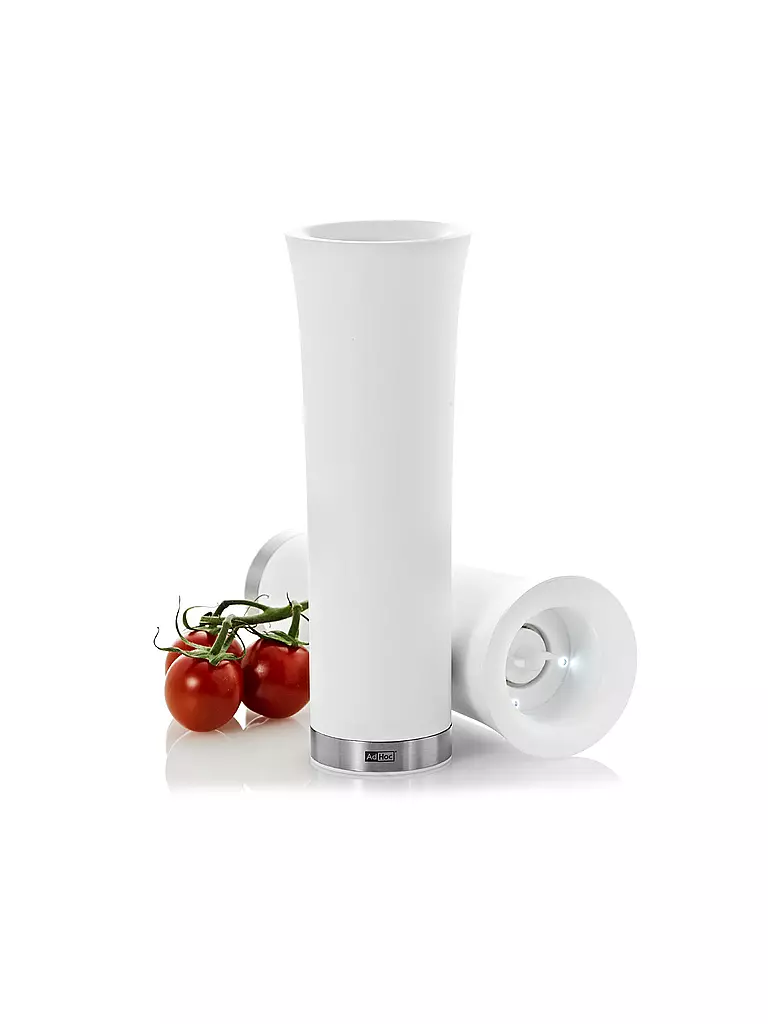 AD HOC | Macina sale/pepe elettrico 19cm Bianco | Bianco