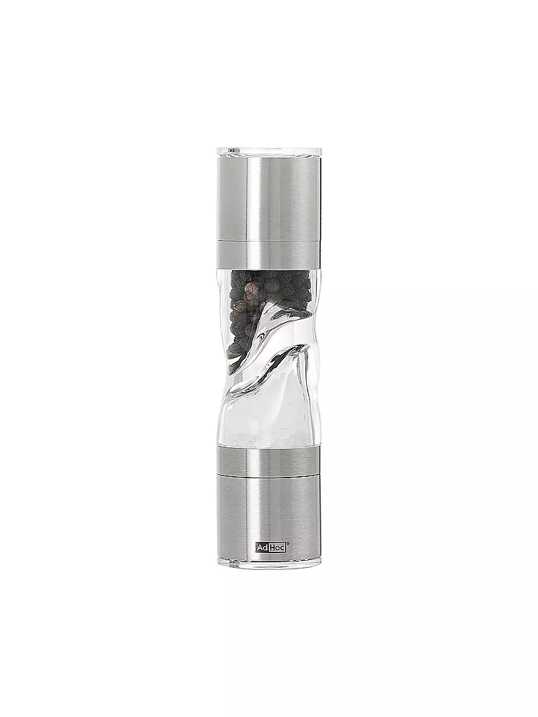 AD HOC | Macinapepe e sale doppia DUOMILL PURE MINI 15cm | Argento