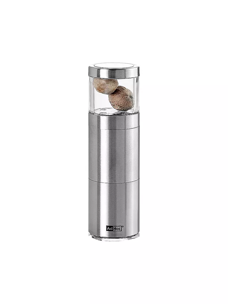 AD HOC | Macinino per noce moscata MUSKATINO 12,5 cm | Argento