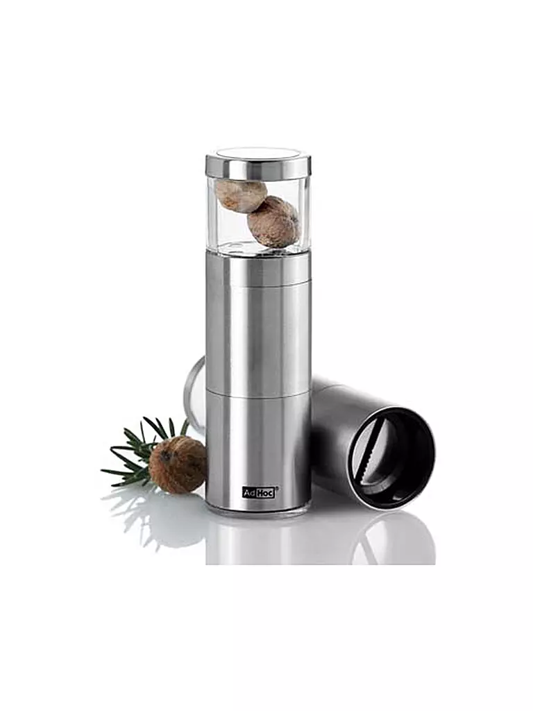 AD HOC | Macinino per noce moscata MUSKATINO 12,5 cm | Argento