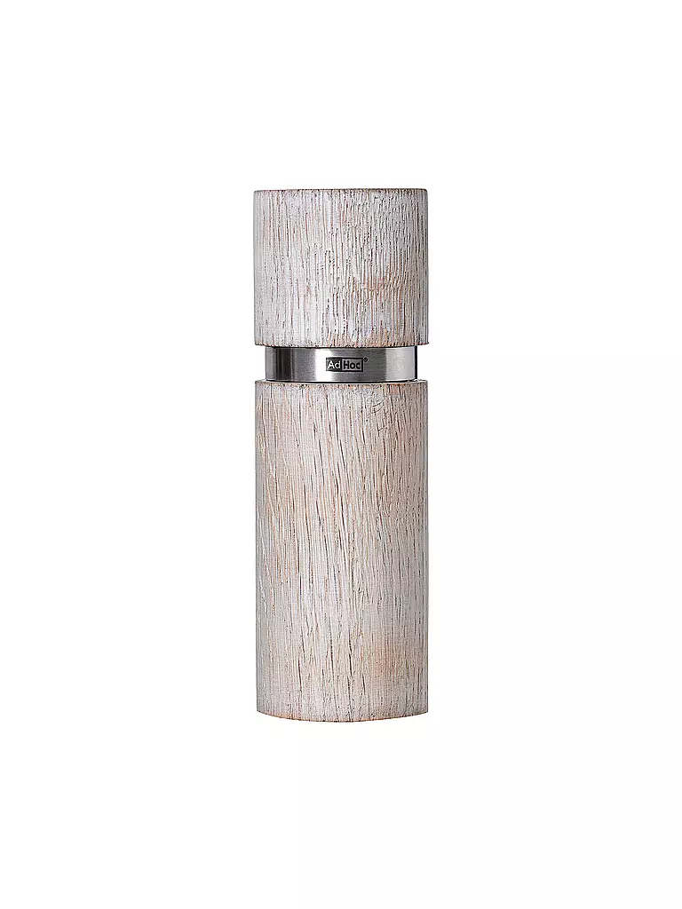 AD HOC | Macinino per pepe o sale TEXTURA ANTIQUE, bianco 15 cm | Beige