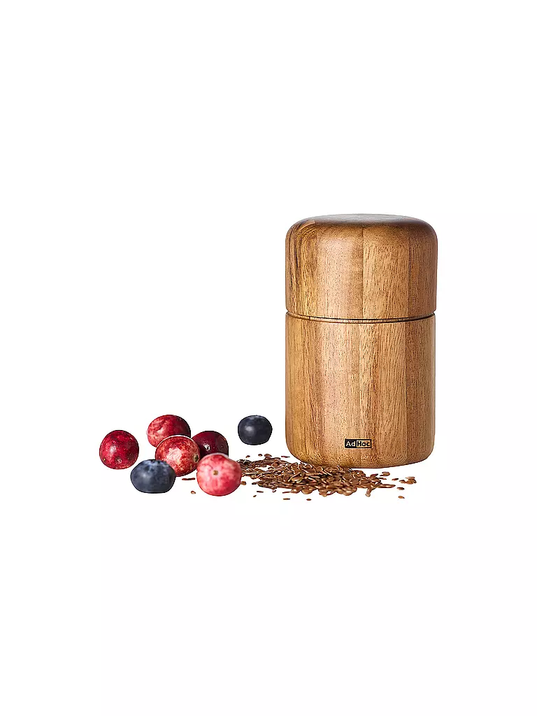 AD HOC | Macinino per semi di lino e sesamo SEEDO 10,4 cm Acacia | Marrone