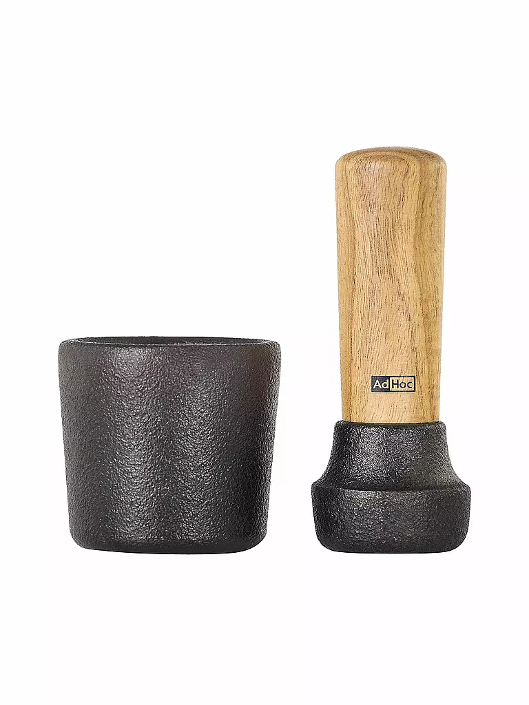 AD HOC | Mortaio CAMO.6 4,5cm ghisa / acacia | 