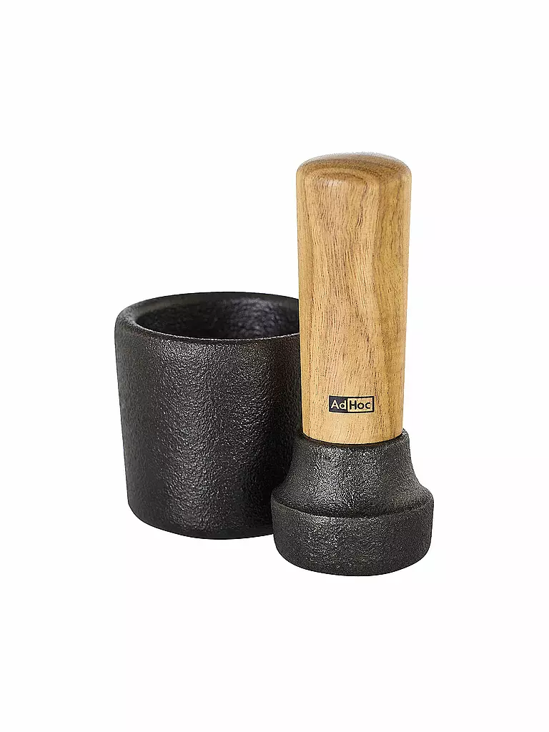 AD HOC | Mortaio CAMO.6 4,5cm ghisa / acacia | 