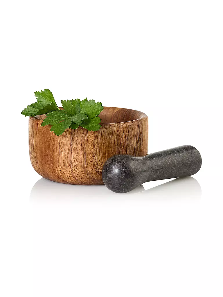 AD HOC | Mortaio TARU 13cm Acacia / Granito | 