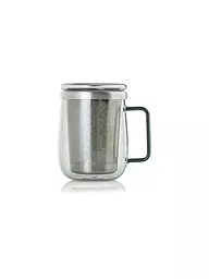 AD HOC | Tazza da tè con filtro YUNA 560ml vetro / grigio | Grigio