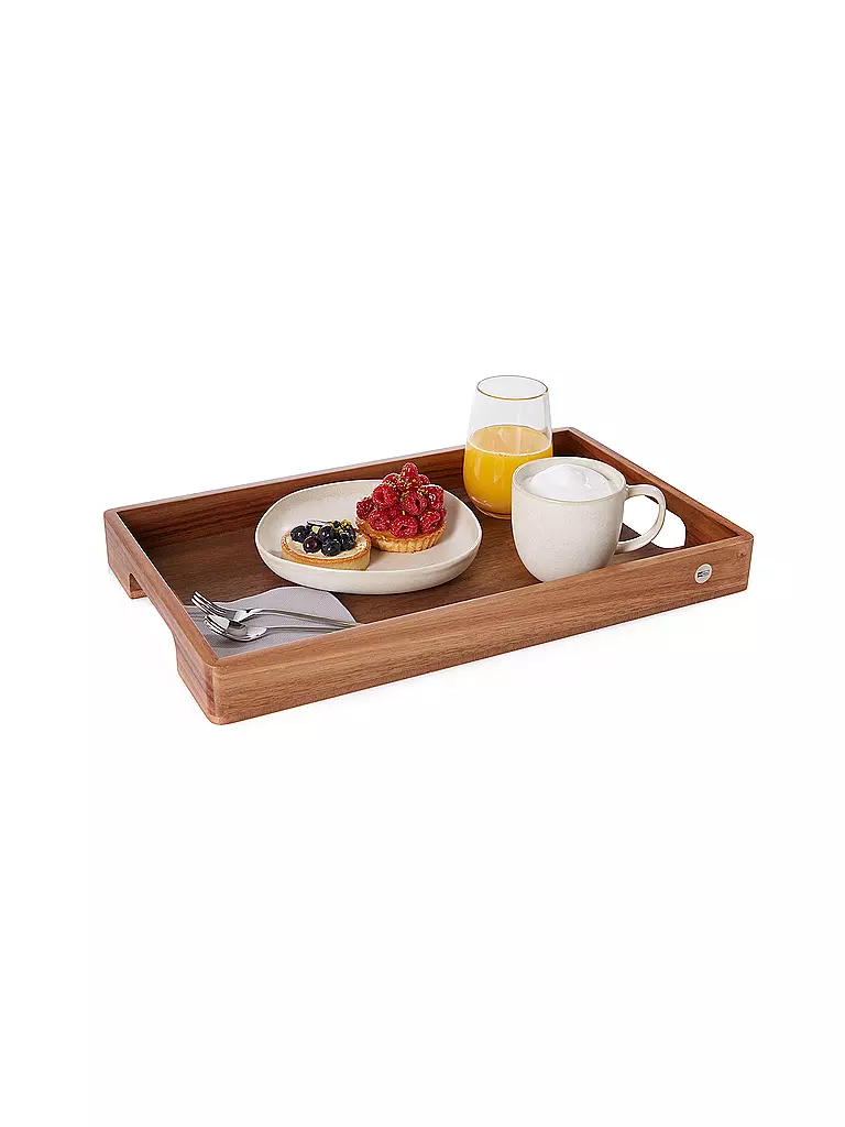 AD HOC | Vassoio da portata SERVE 50x30cm Acacia / Noce | 