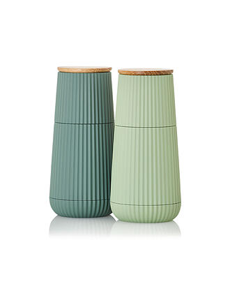 ADHOC | Set di 2 macina sale/pepe SCAPE 12 cm verde chiaro e scuro