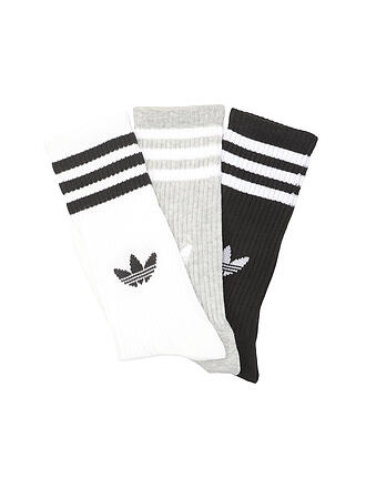 ADIDAS ORIGINALS | Calzini 3 paia bianco / grigio medio mélange / nero