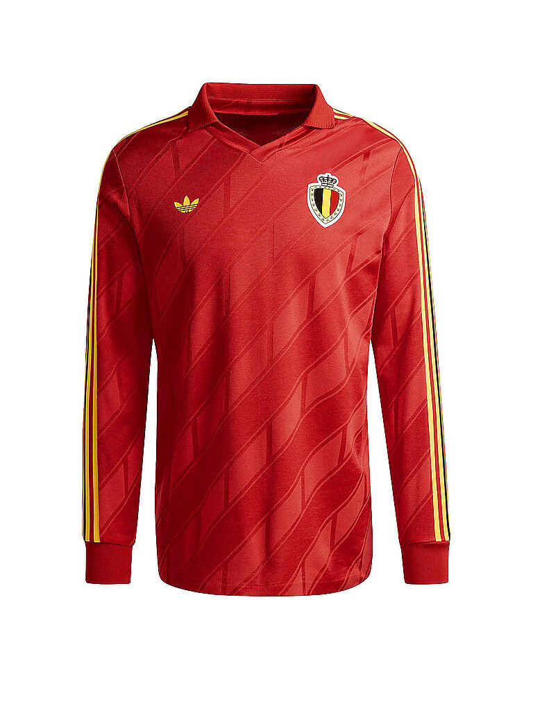 Maglia da calcio Belgio 1986 Home rosso S