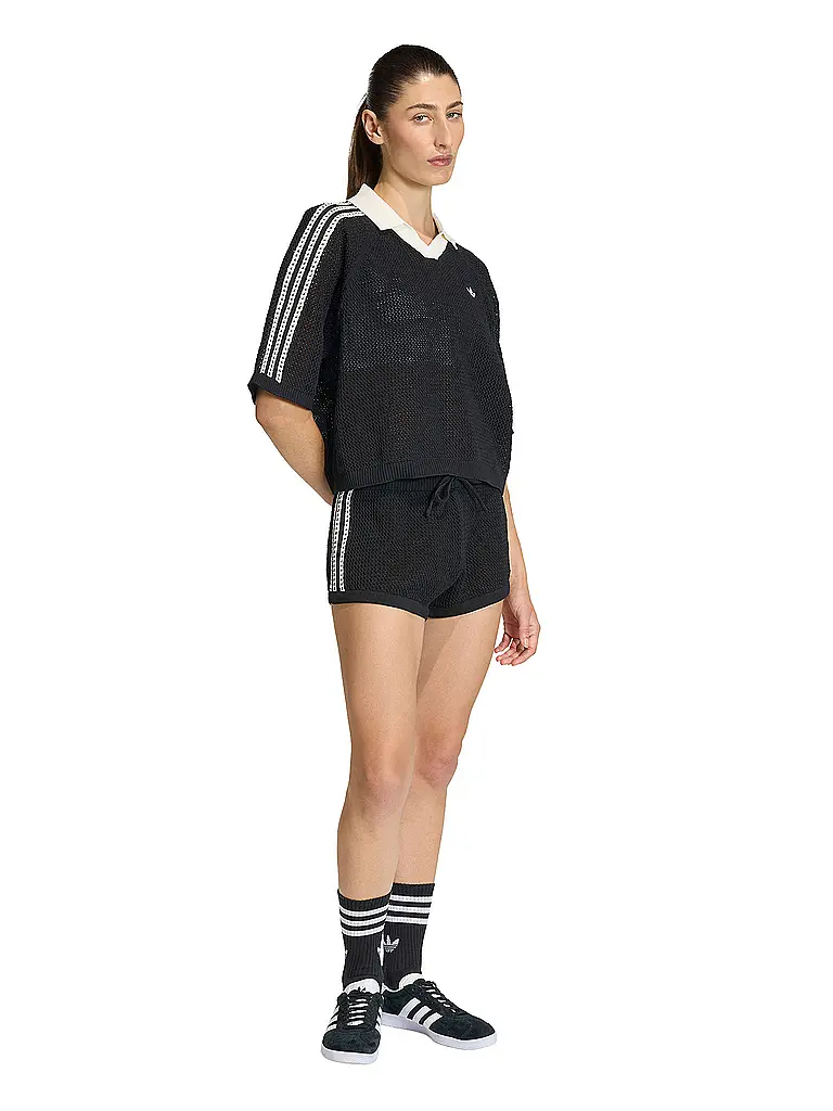 ADIDAS ORIGINALS | Poloshirt CROCHET | Nero