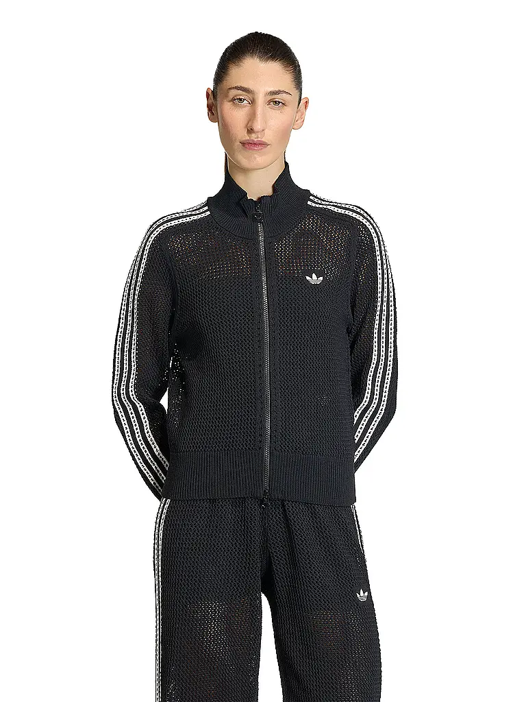 ADIDAS ORIGINALS | Prodotto: Sweatjacke CROCHET TT
Marke: ADIDAS ORIGINALS
Farbe: nero
Kategorien: Moda,Donna

Lunghezza manica: Manica lunga
Materiale: Felpa,Poliestere / Poliammide
Forma colletto: Collo alto
Motivo: Tinta unita,A righe
Vestibilità (capispalla): Slim
Dett | 