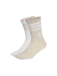 ADIDAS ORIGINALS | Calze 3S GLITTER CR 2 confezione da 2 bianco | Beige