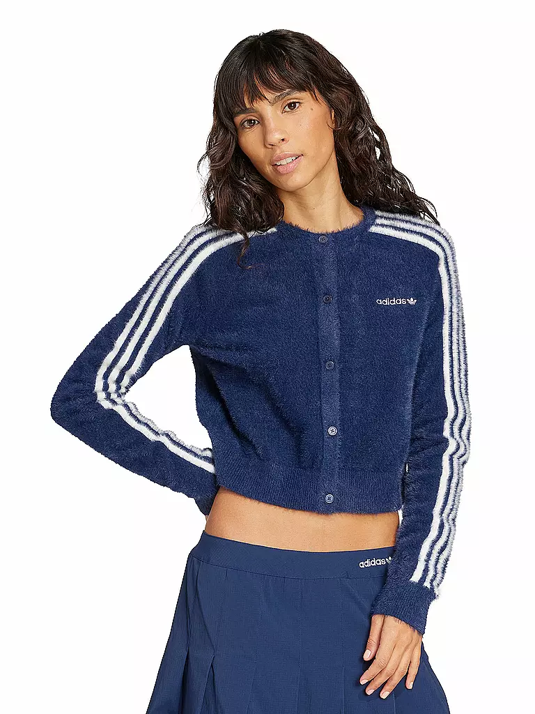 ADIDAS ORIGINALS | Strickjacke FLUFFY | Blu scuro