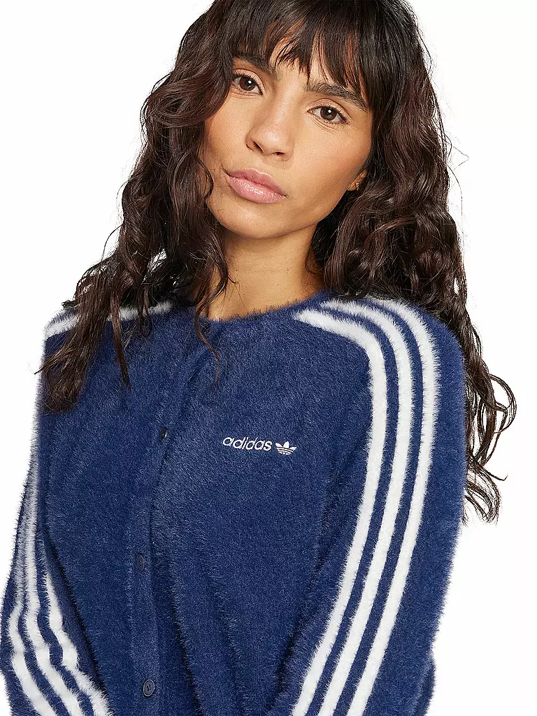 ADIDAS ORIGINALS | Strickjacke FLUFFY | Blu scuro