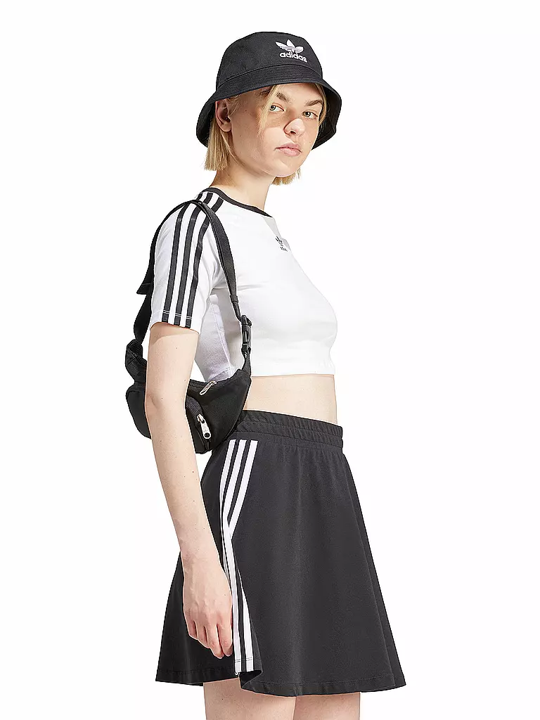 ADIDAS ORIGINALS | T-shirt cropped fit 3 S BABY TEE | Bianco