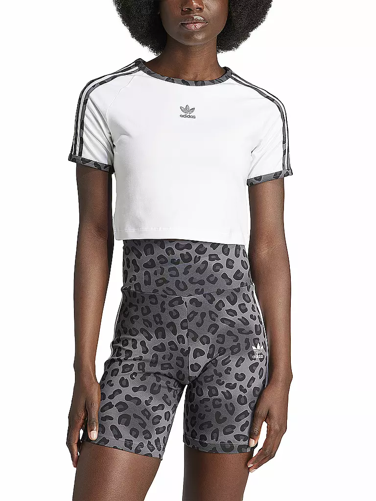 ADIDAS ORIGINALS | T-Shirt Cropped Fit | Bianco