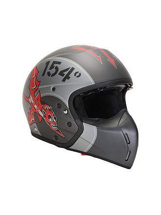AERONAUTICA MILITARE | Casco da moto in carbonio Grigio Scuro