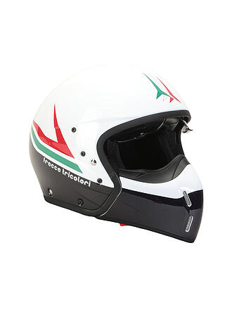 AERONAUTICA MILITARE | Casco da moto in carbonio Bianco/Blu Navy