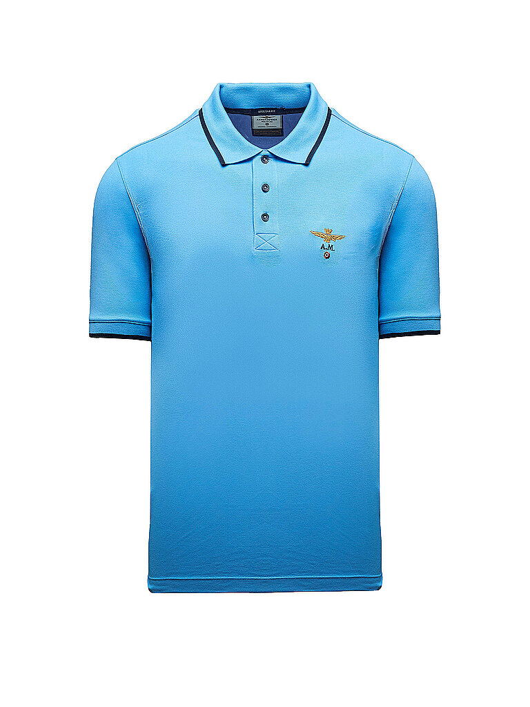 Polo azzurro XXL