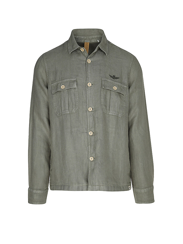 Overshirt verde 48