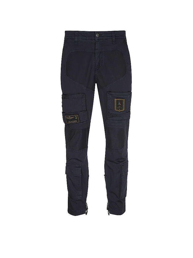 Pantaloni cargo blu 52