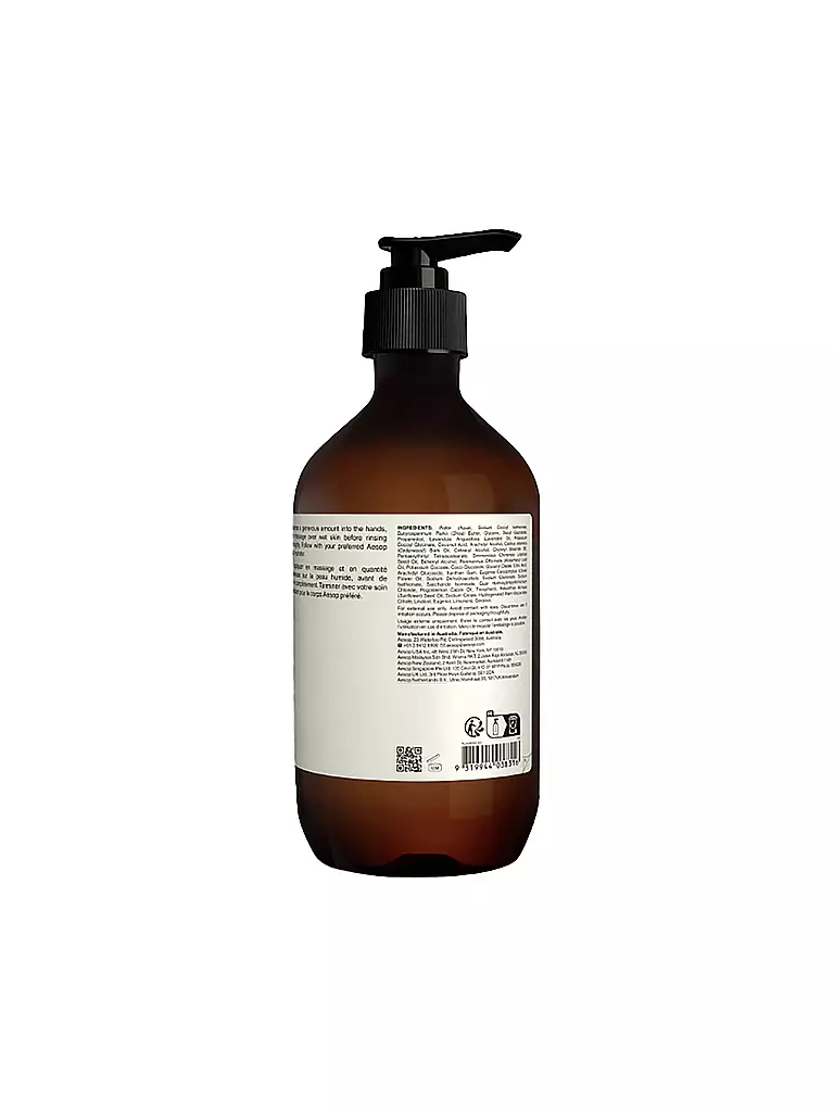AESOP | Eleos Detergente Corpo Nutriente 500ml | Senza colore