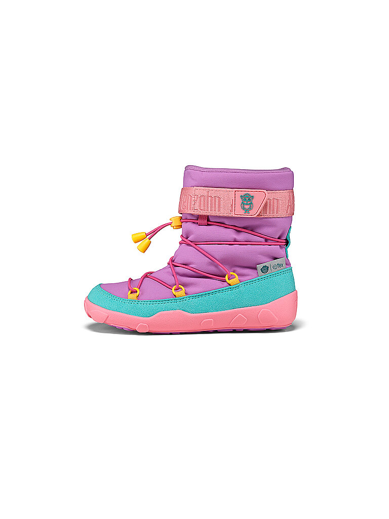 Stivali invernali per bambini VEGAN SNOWY Gufo viola 31