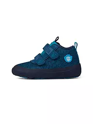 AFFENZAHN | Kinder Barfußschuhe - Übergangsschuh KNIT HAPPY Bär | Blu scuro