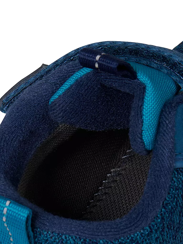 AFFENZAHN | Kinder Barfußschuhe - Übergangsschuh KNIT HAPPY Bär | Blu scuro