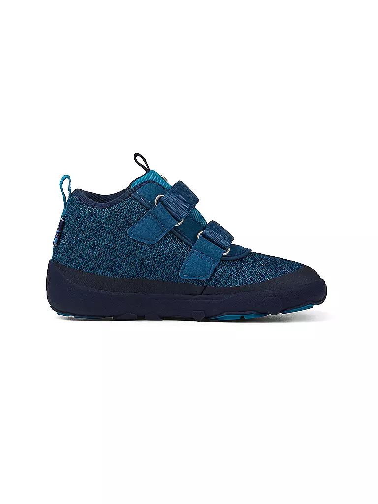 AFFENZAHN | Kinder Barfußschuhe - Übergangsschuh KNIT HAPPY Bär | Blu scuro