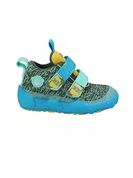 AFFENZAHN | Kinder Barfußschuhe - Übergangsschuh KNIT HAPPY Bär | Petrolio