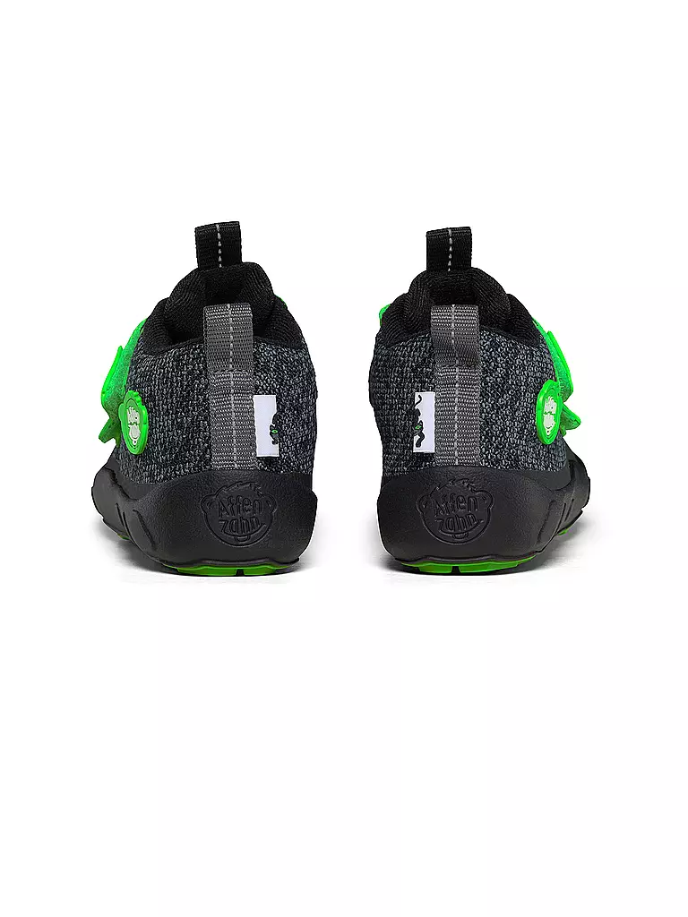 AFFENZAHN | Kinder Barfußschuhe - Übergangsschuhe KNIT HAPPY Panther | Nero