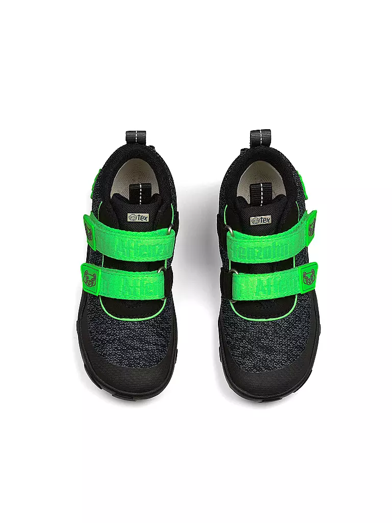 AFFENZAHN | Kinder Barfußschuhe - Übergangsschuhe KNIT HAPPY Panther | Nero