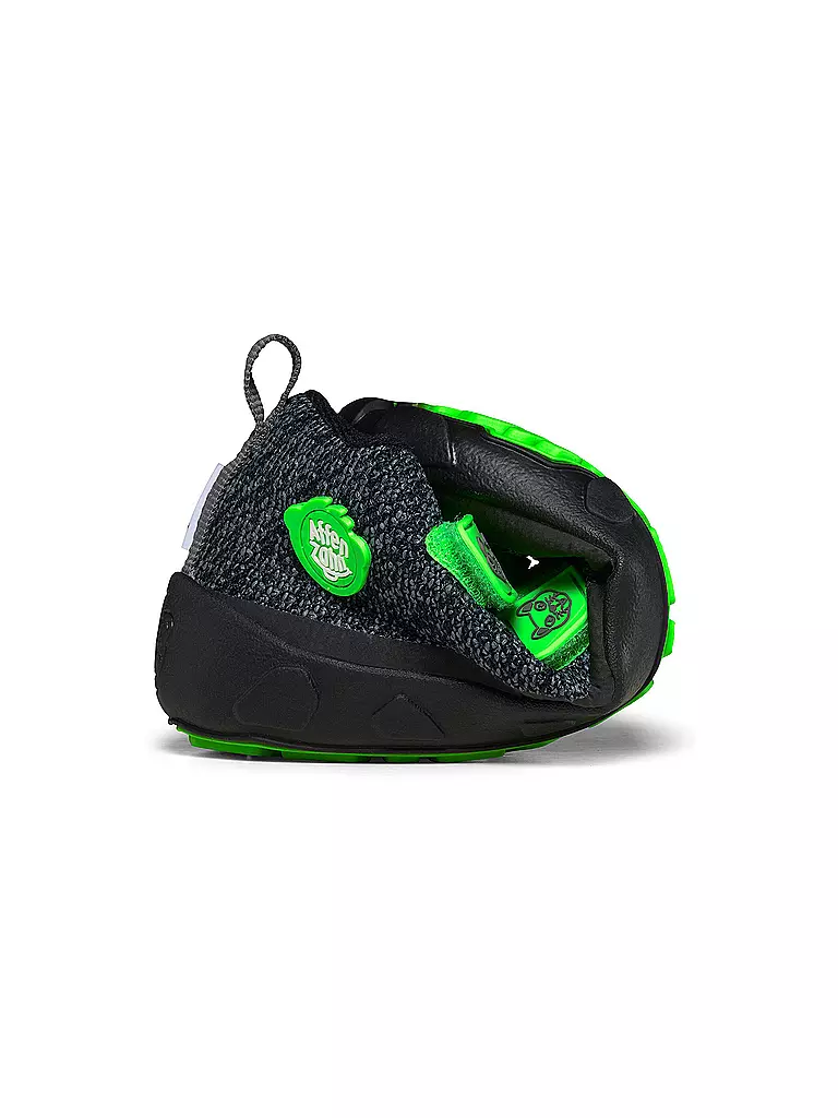 AFFENZAHN | Kinder Barfußschuhe - Übergangsschuhe KNIT HAPPY Panther | Nero