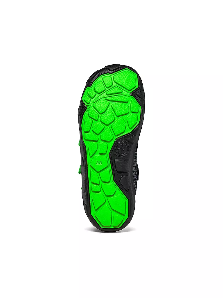 AFFENZAHN | Kinder Barfußschuhe - Übergangsschuhe KNIT HAPPY Panther | Nero