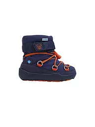 AFFENZAHN | Kinder Barfußschuhe -  Stiefel SNOWY ELEFANT | Blu