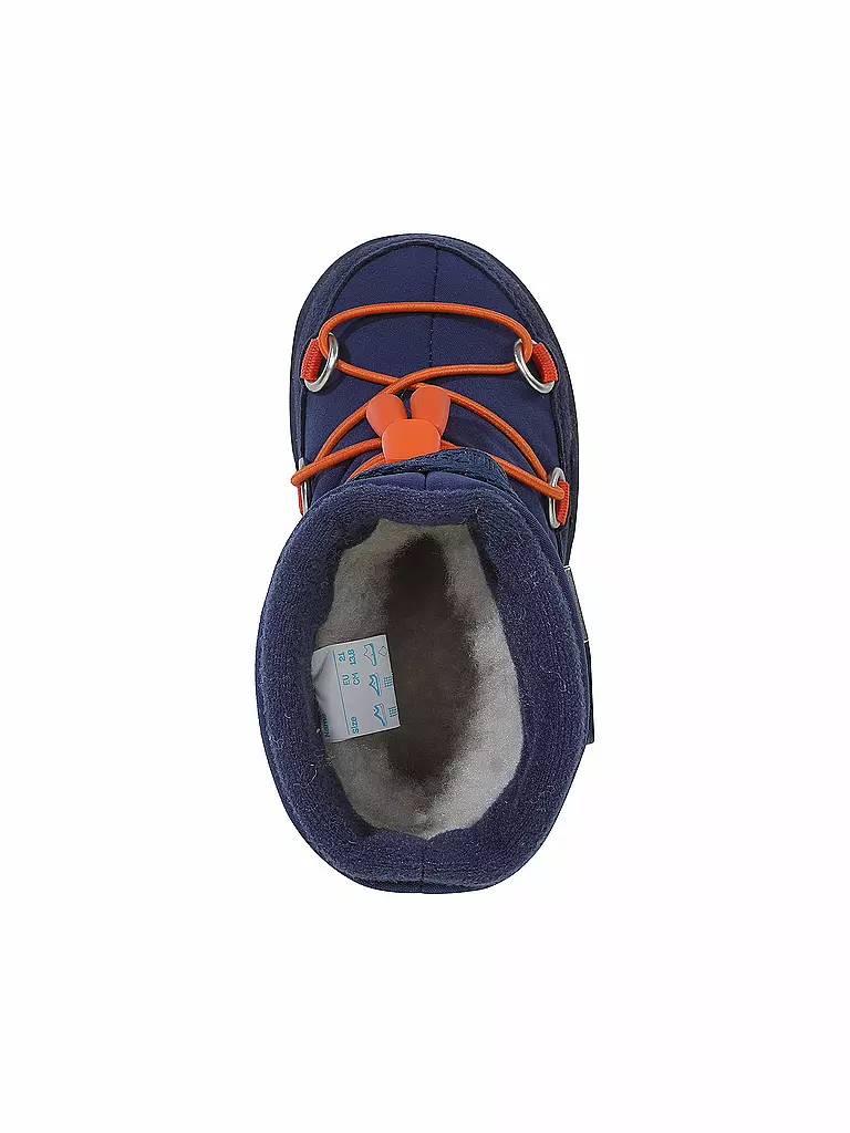 AFFENZAHN | Kinder Barfußschuhe -  Stiefel SNOWY ELEFANT | Blu