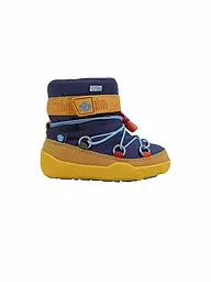 AFFENZAHN | Kinder Barfußschuhe -  Stiefel SNOWY ELEFANT | Blu scuro